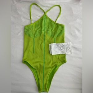 Green neon bodysuit